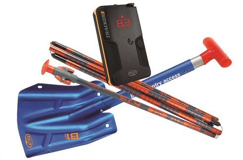 avalanche safety pack rental probe shovel transceiver
