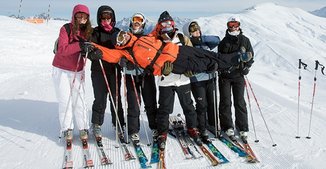 Ski School ESA Black Ski Group lessons Adults