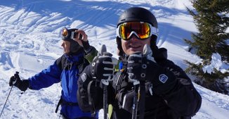 Ski School ESA Black Ski Off-piste group Adults