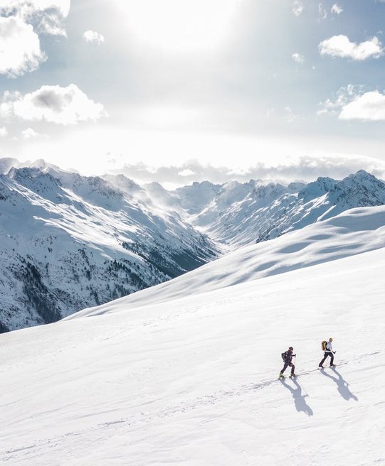 ski de randonnÃ©e sur glacier guide